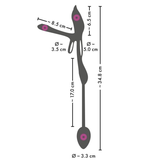 Penio žiedas - analinis kaištis RC Multi Vibrator