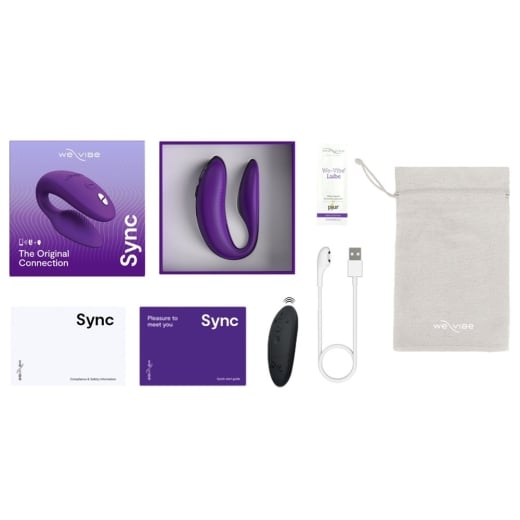 Porų vibratorius We-Vibe Sync 2 (violetinis)