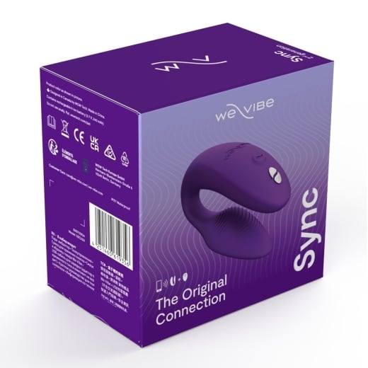 Porų vibratorius We-Vibe Sync 2 (violetinis)