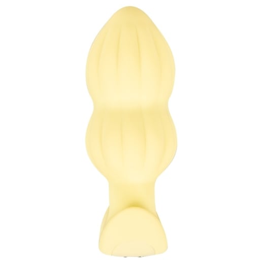 Analinis kaištis Cuties Vibro Plug (geltonas)