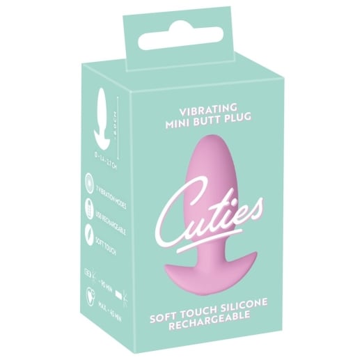 Analinis kaištis Cuties Vibro Plug (rožinis)