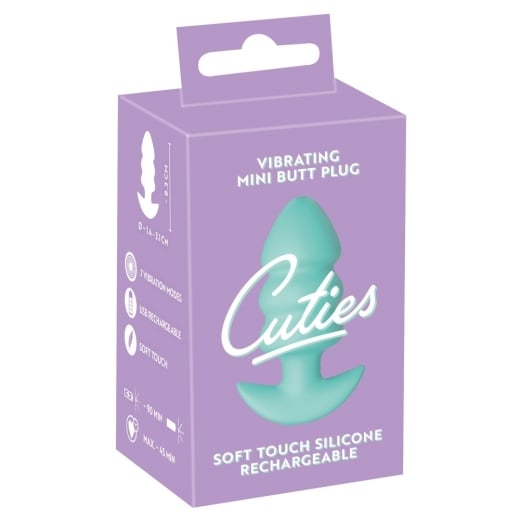 Analinis kaištis Cuties Vibro Plug (turkis)