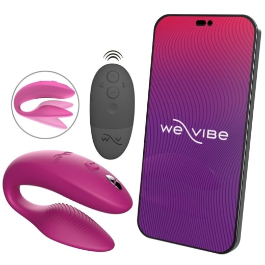Porų vibratorius We-Vibe Sync 2 (rožinė)