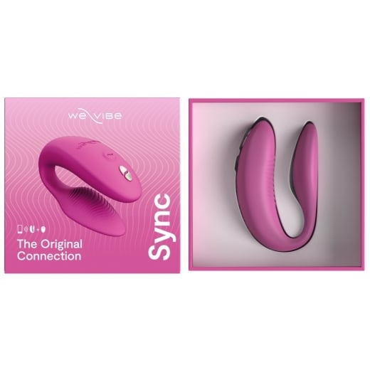 Porų vibratorius We-Vibe Sync 2 (rožinė)