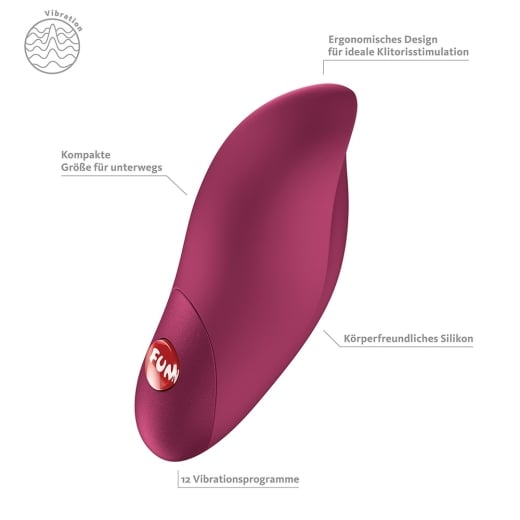 Vibruojanti kulka Charme (bordo)