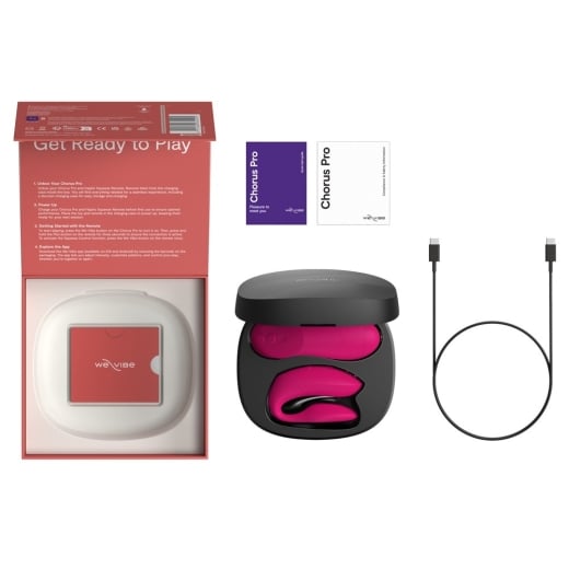 Išmanusis porų vibratorius We-Vibe Chorus Pro (rožinė)