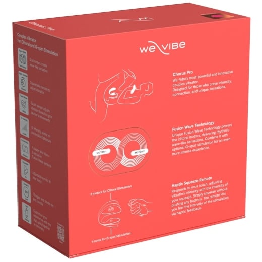 Išmanusis porų vibratorius We-Vibe Chorus Pro (rožinė)