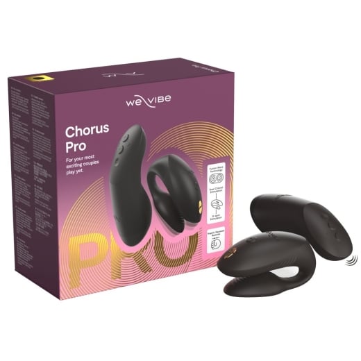 Išmanusis porų vibratorius We-Vibe Chorus Pro (juodas)