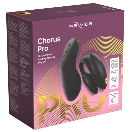 Išmanusis porų vibratorius We-Vibe Chorus Pro (juodas)