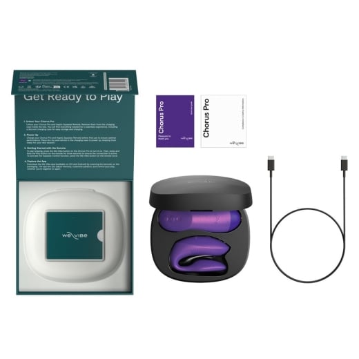 Išmanusis porų vibratorius We-Vibe Chorus Pro (violetinė)