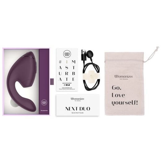 Vibratorius Womanizer Next Duo (violetinė)
