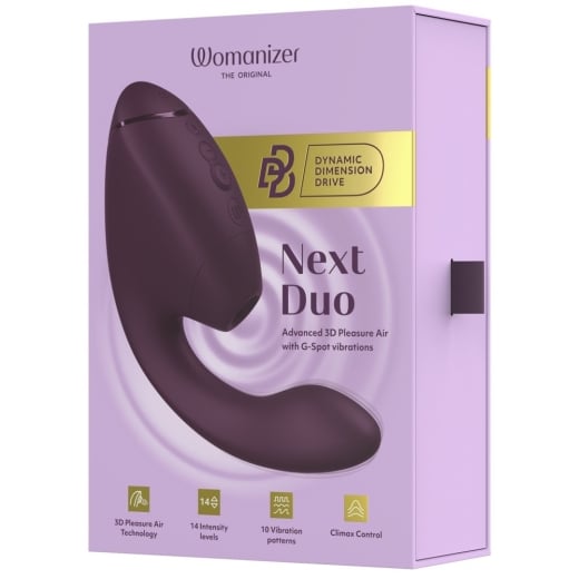 Vibratorius Womanizer Next Duo (violetinė)