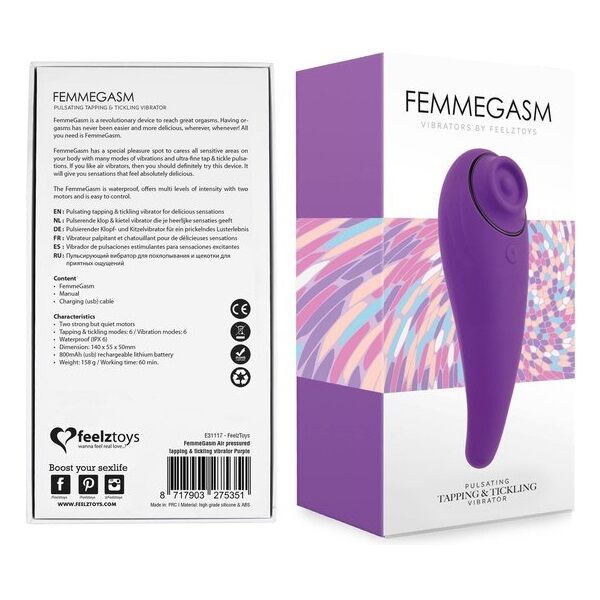Kliitoristimulaator Femmegasm (lilla) 