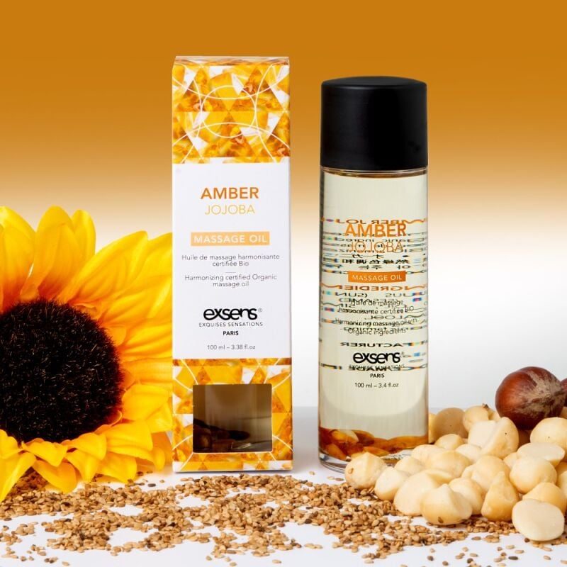 Masažo aliejus Amber Jojoba (100 ml)