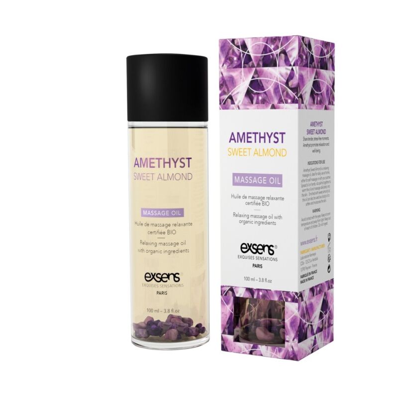 Masažo aliejus Amethyst Sweet Almond (100 ml)