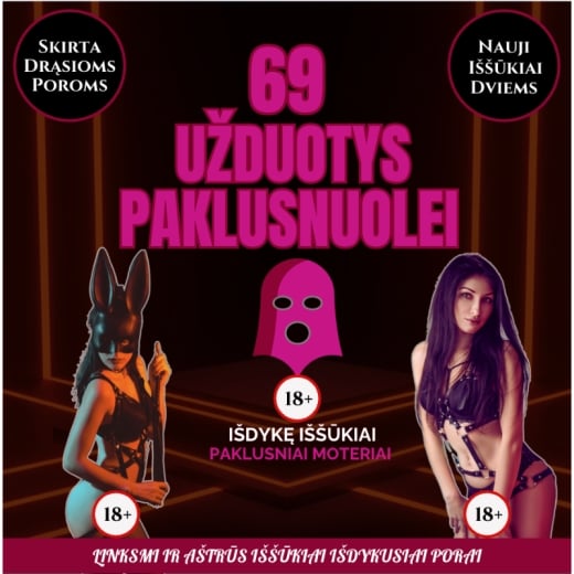 69 užduotys nuolankioms moterims Paklusk