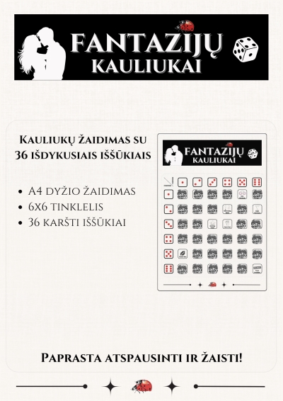Didysis Fantazijų Stalo Žaidimų Rinkinys
