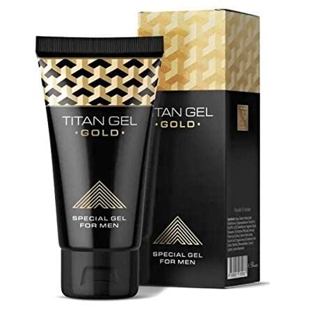 Erektsiooni parandav geel Titan Gel Gold