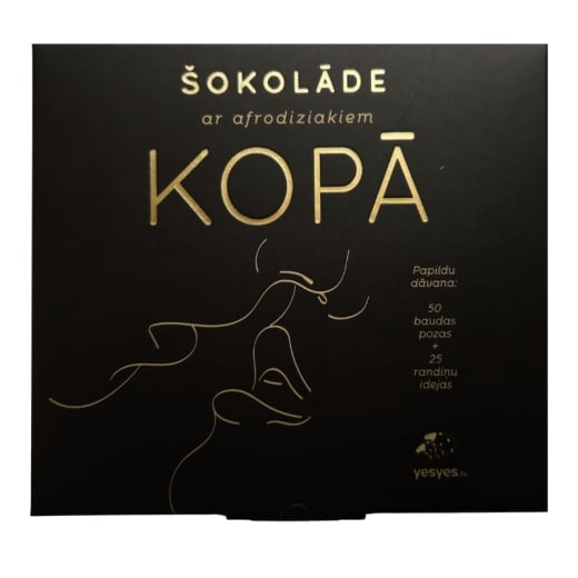 YesYes.lv šokolāde ar afrodiziakiem Kopā