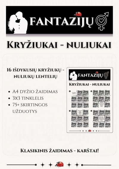 Didysis Fantazijų Stalo Žaidimų Rinkinys
