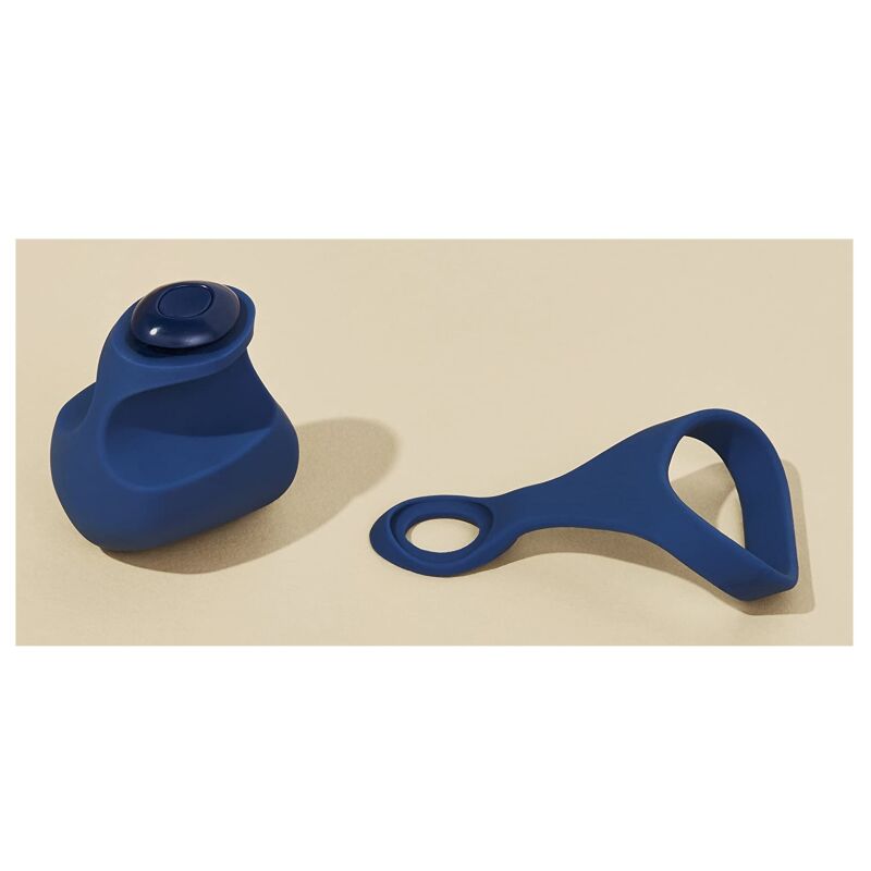 Piršto vibratorius Fin (mėlynas)