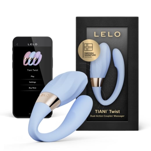 Išmanusis porų vibratorius LELO TIANI Twist (mėlyna)