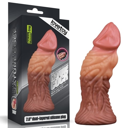 Dvisluoksnis dildo Love Toy Plug