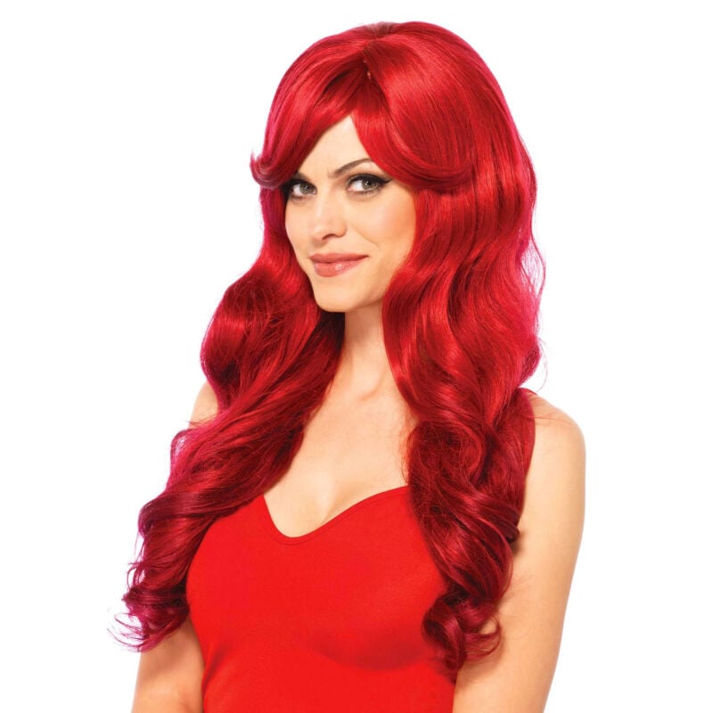 Moteriškas perukas Fatališka moteris (raudonas)