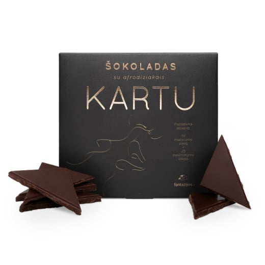 Fantazijos.lt šokoladas su afrodiziakais Kartu