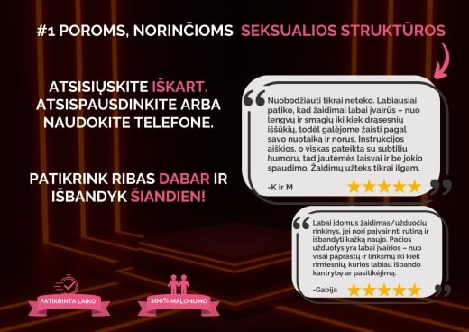 2026 BDSM Fantazijų Pratybos