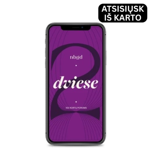 100 klausimų poroms „Dviese 2“