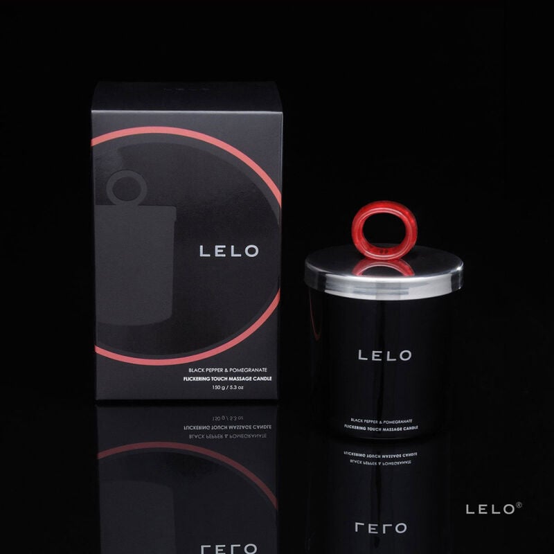 LELO feromoninė masažo žvakė (juodieji pipirai/granatai)
