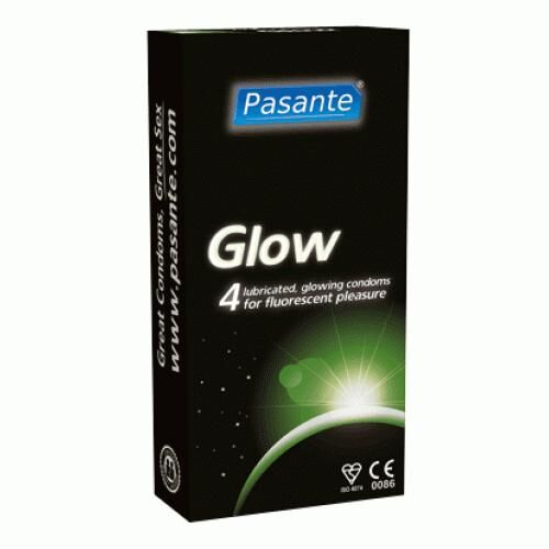 Prezervatyvai Pasante Glow (4 vnt)