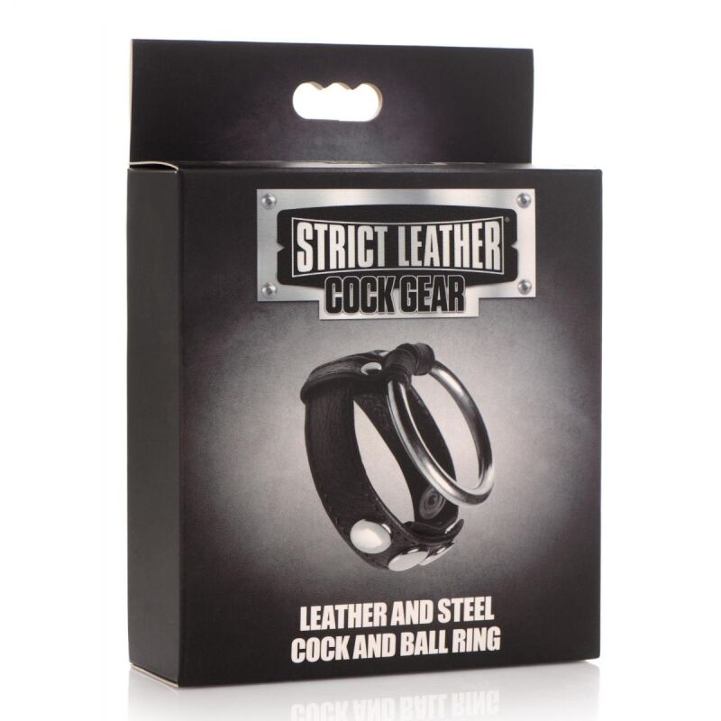 Penio ir sėklidžių žiedas Leather and Steel