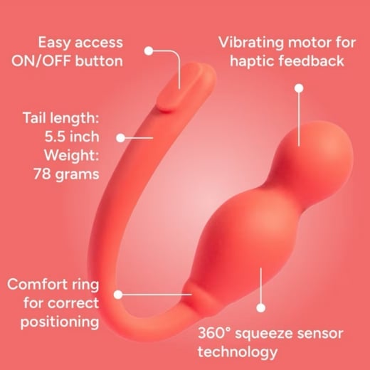 Išmanusis Kėgelio treniruoklis Pelvic Partner 