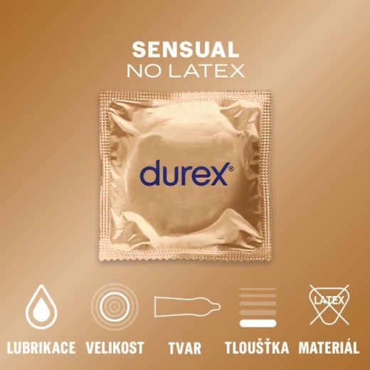 Durex Sensual No Latex (10 vnt.)