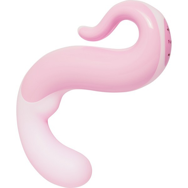 Vibratorius Jūros arkliukas (rožinis/baltas)