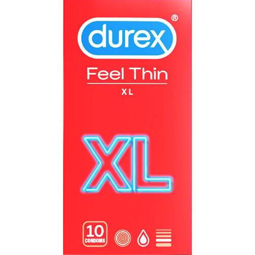 Prezervatyvai Durex Feel Thin XL (10 vnt.)