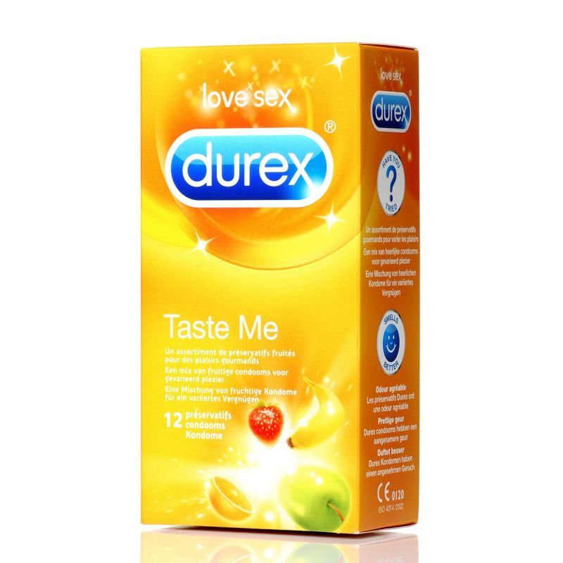 Prezervatyvai Durex Taste Me (12 vnt.)