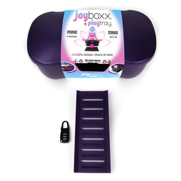 Seksa rotaļlietu glabāšanas kastes slēdzene (violeta)