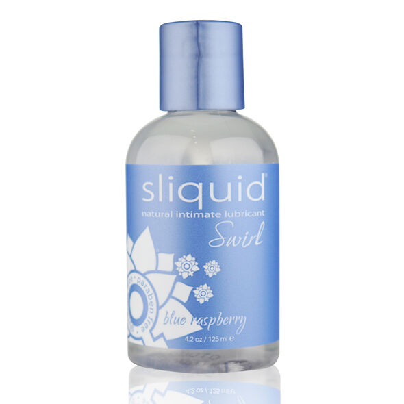 Лубрикант Sliquid Naturals Swirl Blue Raspberry (125 мл)