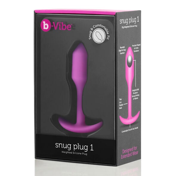 Analinis kaištis Snug Plug 1 (rožinis)