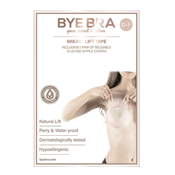 Krūtinę pakeliančios juostos Breast Lift & Silicone Nipple (D-F)