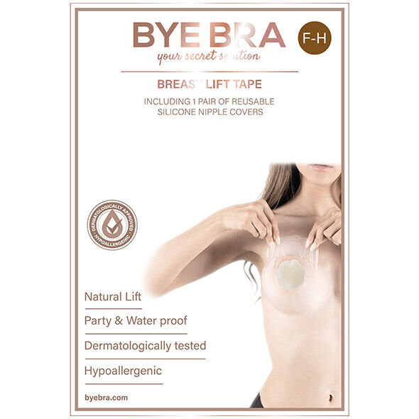 Krūtinę pakeliančios juostos Breast Lift & Silicone Nipple (F-H)