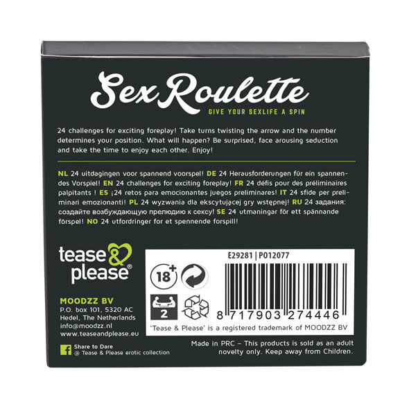 Erotinis Žaidimas Sex Roulette Foreplay