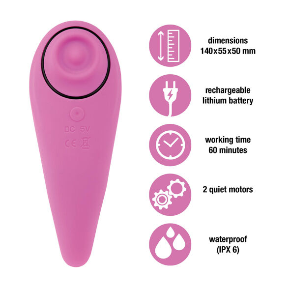 Klitora stimulators Femmegasm (rozā)