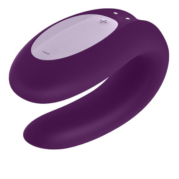 Išmanusis porų vibratorius Double Joy (violetinis)