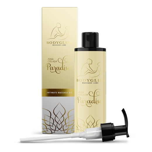 Silikono pagrindo masažo aliejus Pina Colada Paradise (150 ml)