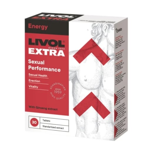 LIVOL EXTRA SEXUAL PERFORMANCE, 30 tablečių