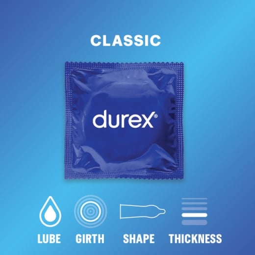 Prezervatyvai Durex Classic (24 vnt.)
